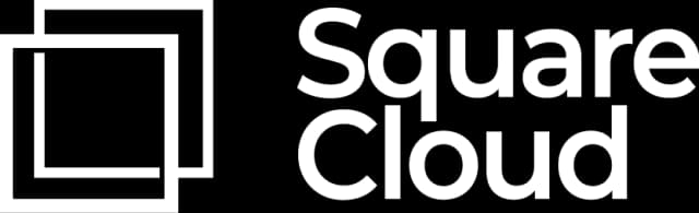 Square Cloud Logo - Fundo Escuro