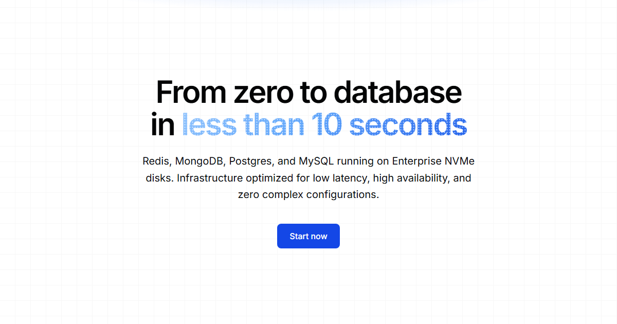 Square Cloud Databases service overview
