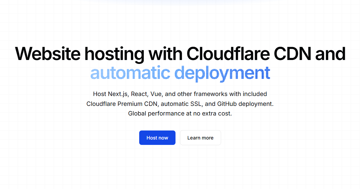 Square Cloud Sites service overview